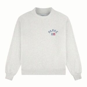 Flag Mockneck Parke Sweatshirt for Women